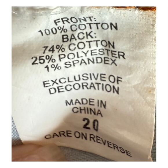 NY & Company Dream Curvy Boyfriend Paint Splatter Medium Blue Jeans Pants 20 - Picture 11 of 12